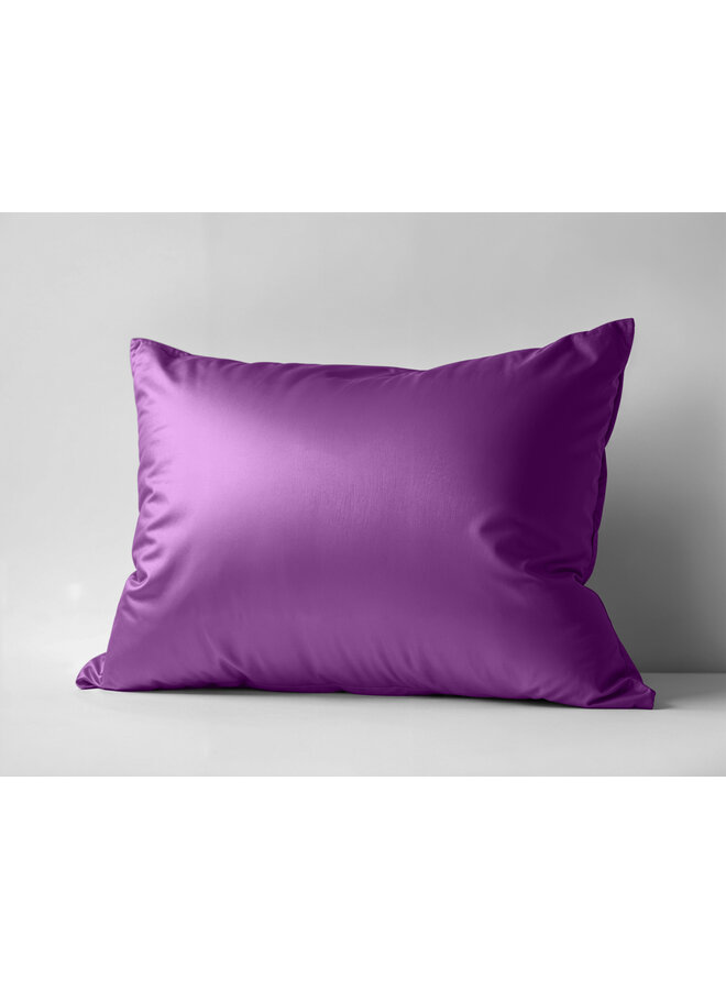 Purple Pillo Kussensloop Beauty Paars - Moerbeizijde
