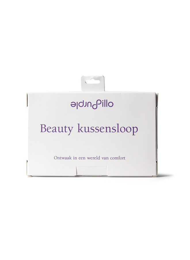 Purple Pillo Kussensloop Beauty Zwart - Moerbeizijde