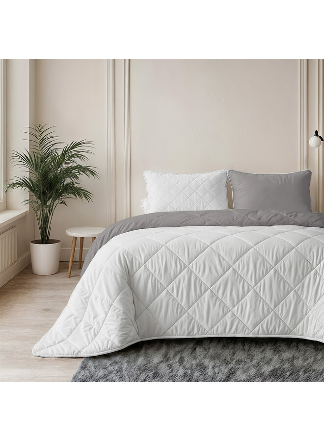 Sleeptime Lazy Dekbed Uni Beige/Taupe - Inclusief Kussenslopen - Microvezel