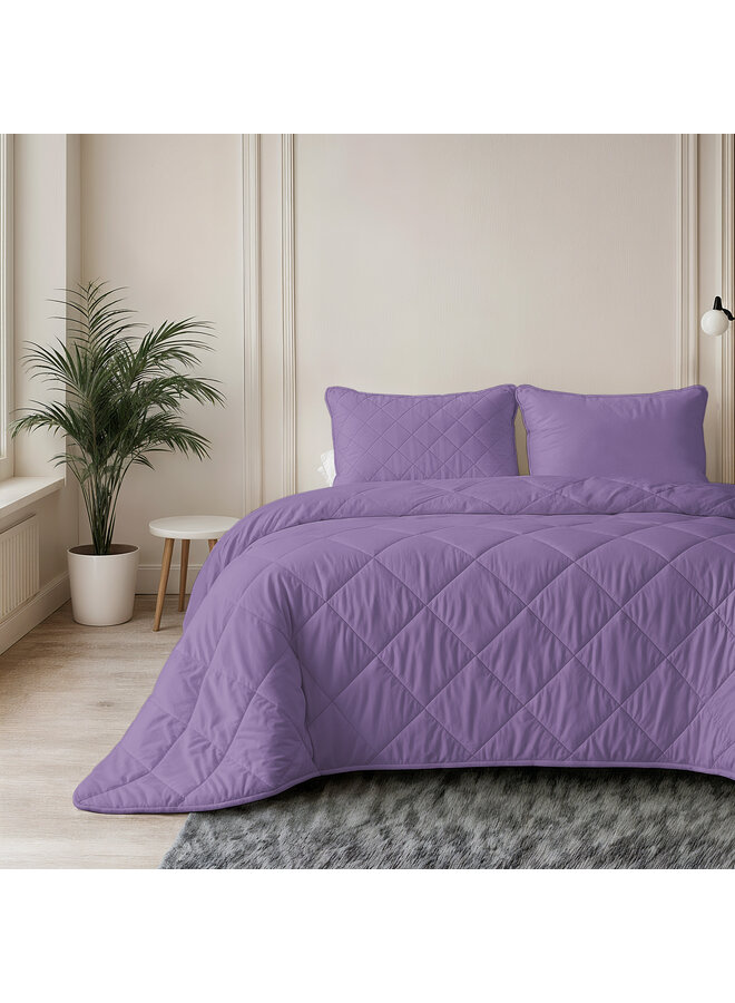 Sleeptime Lazy Dekbed Uni Lavendel - Met Kussenslopen - Microvezel