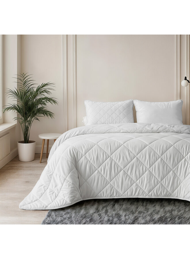 Sleeptime Lazy Dekbed Uni Beige - Met Kussenslopen - Microvezel
