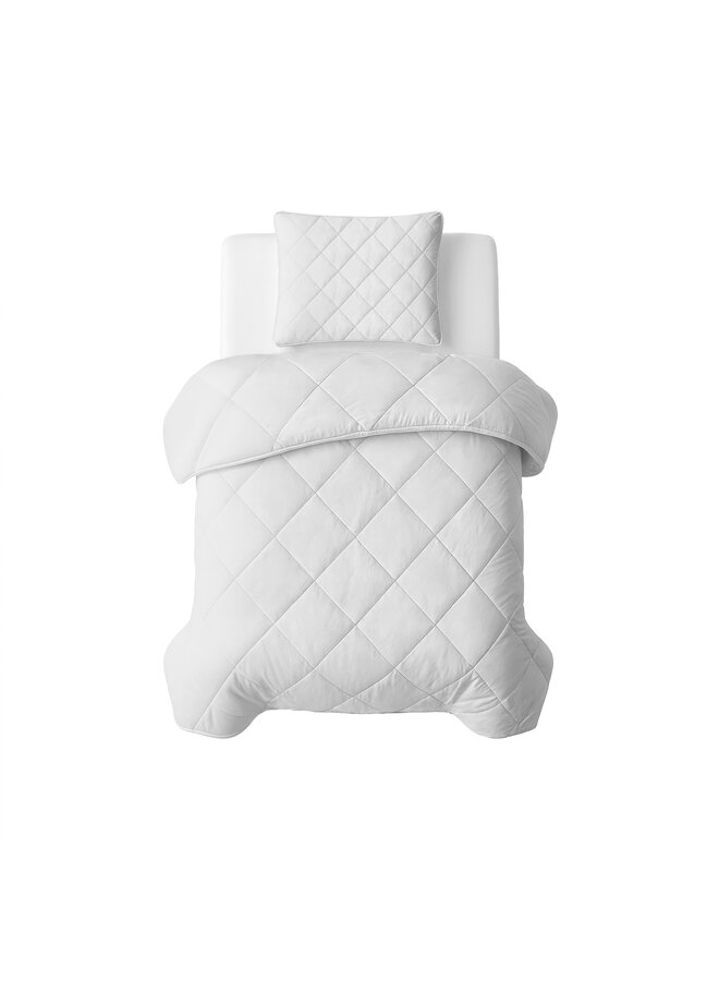 Sleeptime Lazy Dekbed Uni Beige - Met Kussenslopen - Microvezel