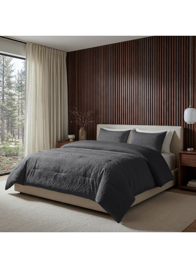 Sleeptime Lazy Dekbed Salva Grijs - Met Kussenslopen - Microvezel