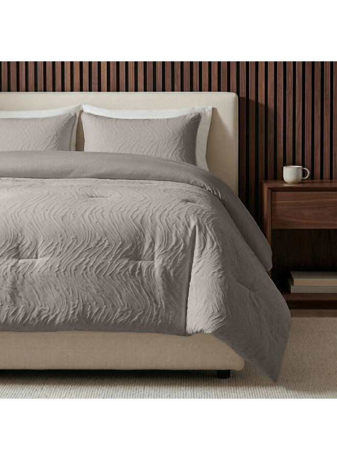 Sleeptime Lazy Dekbed Salva Taupe - Met Kussenslopen - Microvezel
