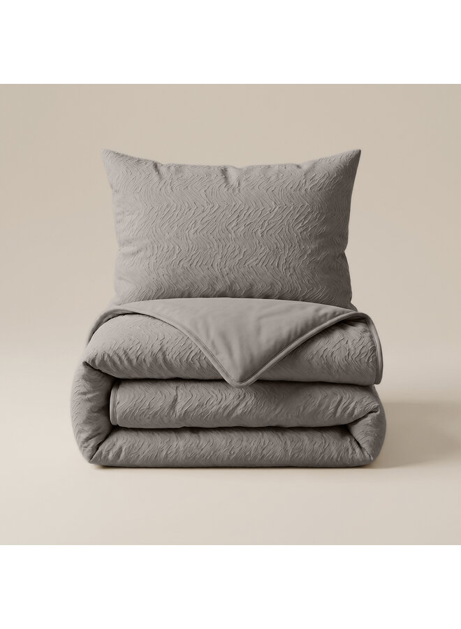 Sleeptime Lazy Dekbed Salva Taupe - Met Kussenslopen - Microvezel