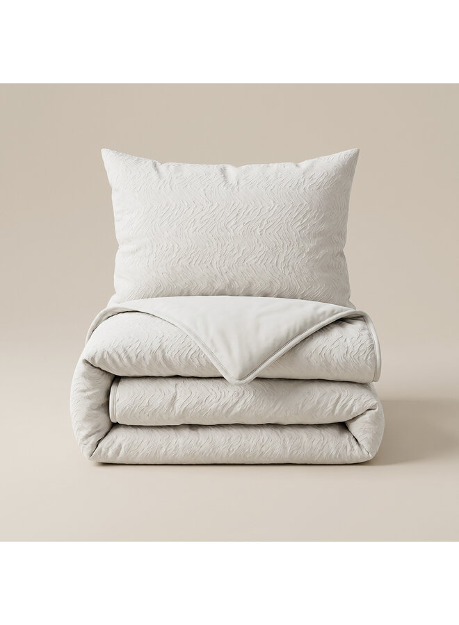 Sleeptime Lazy Dekbed Salva Creme - Met Kussenslopen - Microvezel