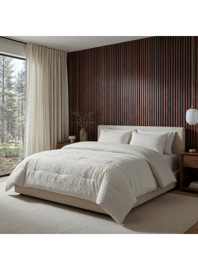 Sleeptime Lazy Dekbed Salva Creme - Met Kussenslopen - Microvezel