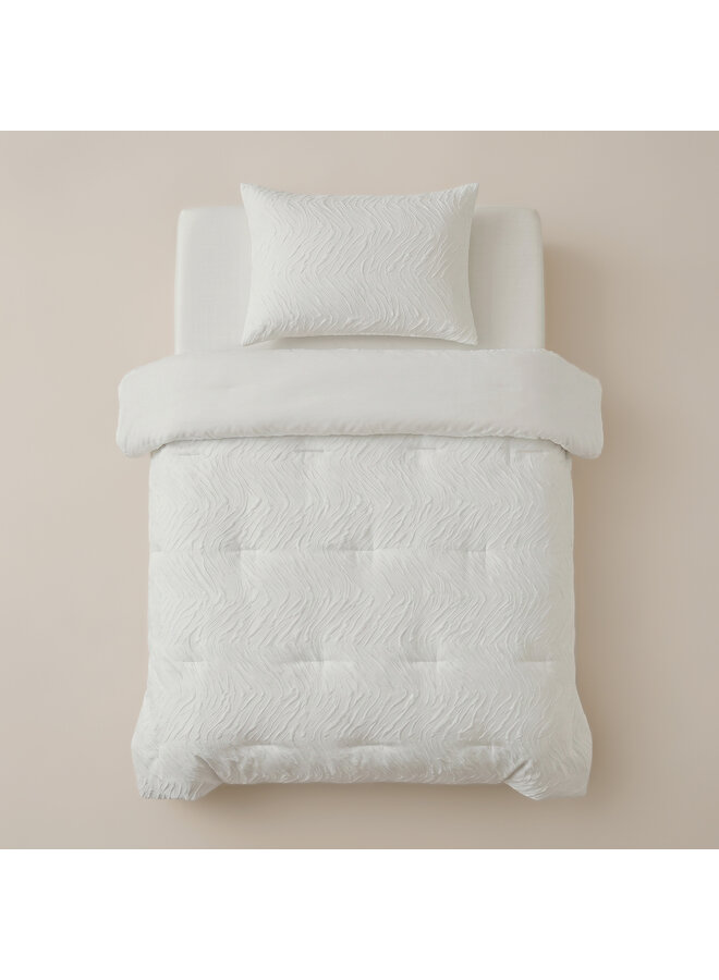 Sleeptime Lazy Dekbed Salva Creme - Met Kussenslopen - Microvezel