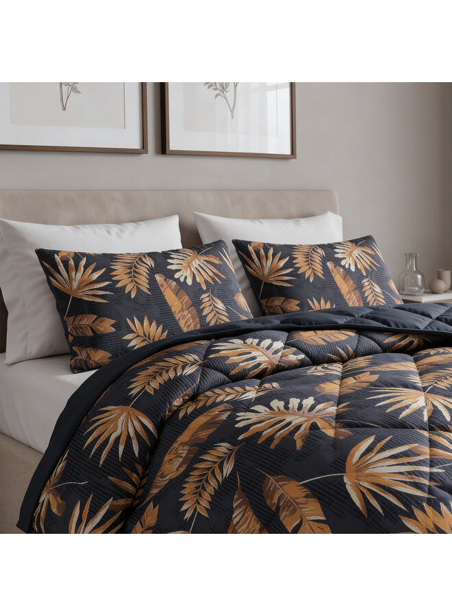 Sleeptime Lazy Dekbed Luisa Zwart - Met Kussenslopen - Microvezel