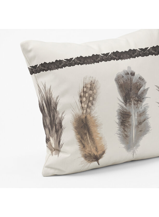 Sleeptime Lazy Dekbed Feathers 3 Zand - Met Kussenslopen - Microvezel