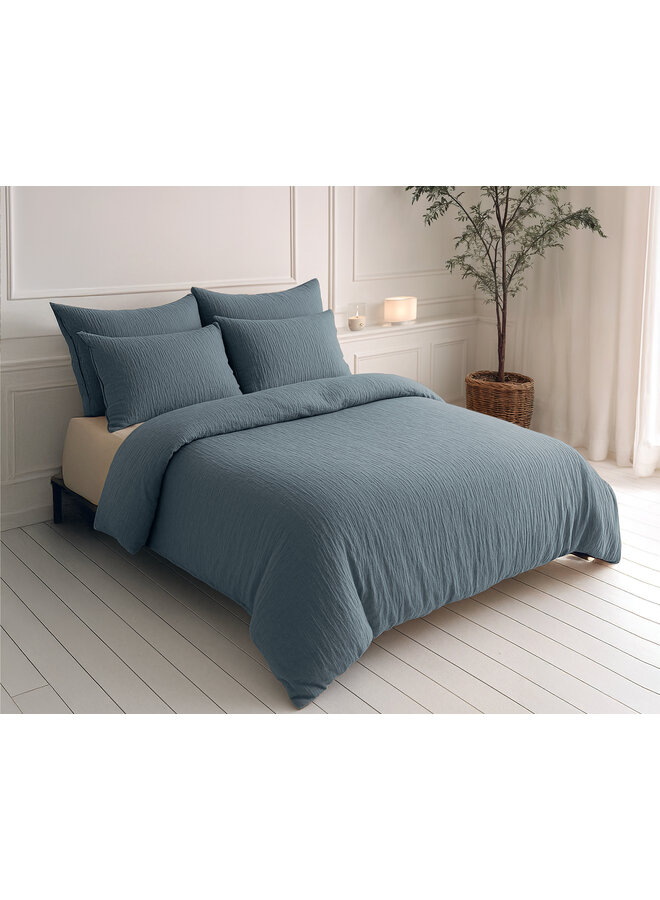 Sleeptime Lazy Dekbed Groen - Met Kussenslopen - Moussline Katoen