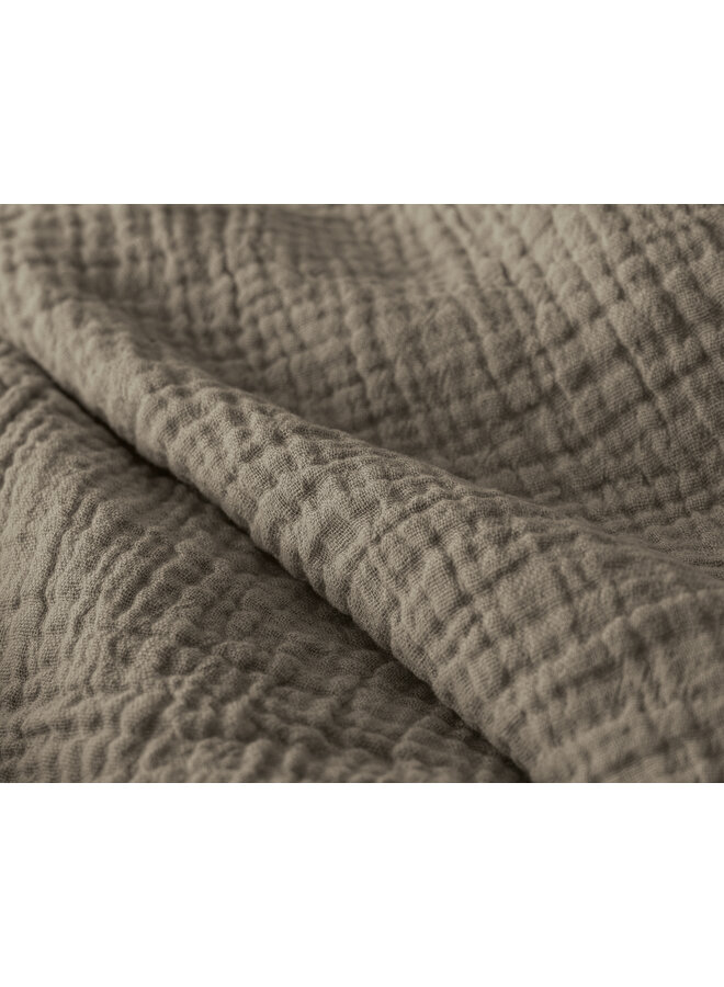 Sleeptime Lazy Dekbed Taupe - Met Kussenslopen - Moussline Katoen