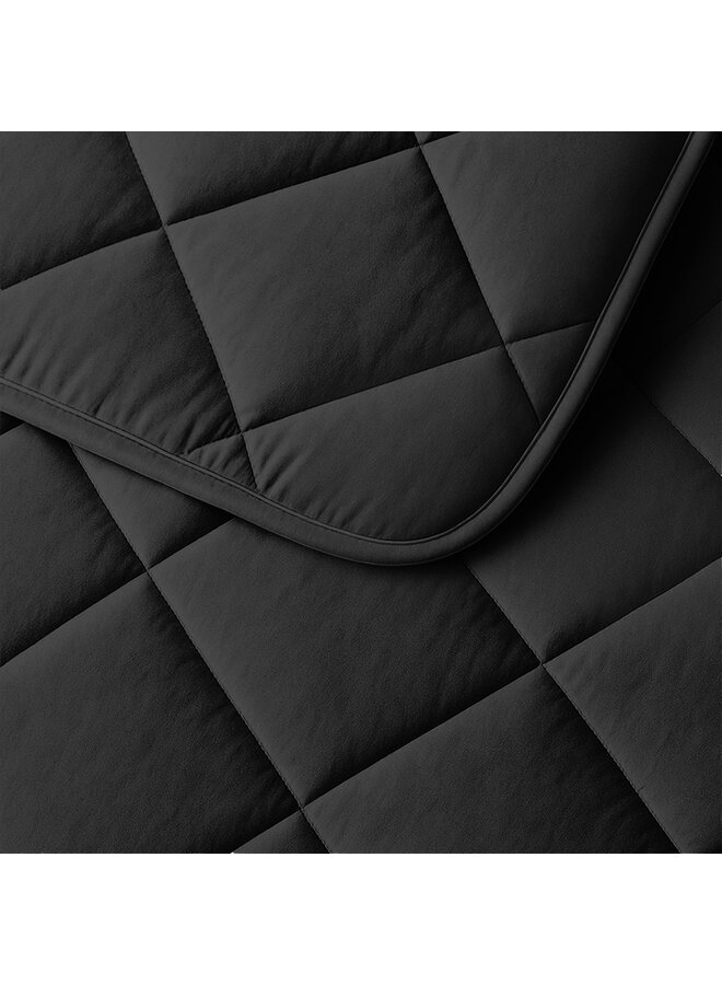 Sleeptime Lazy Dekbed Uni Zwart - Met Kussenslopen - Microvezel
