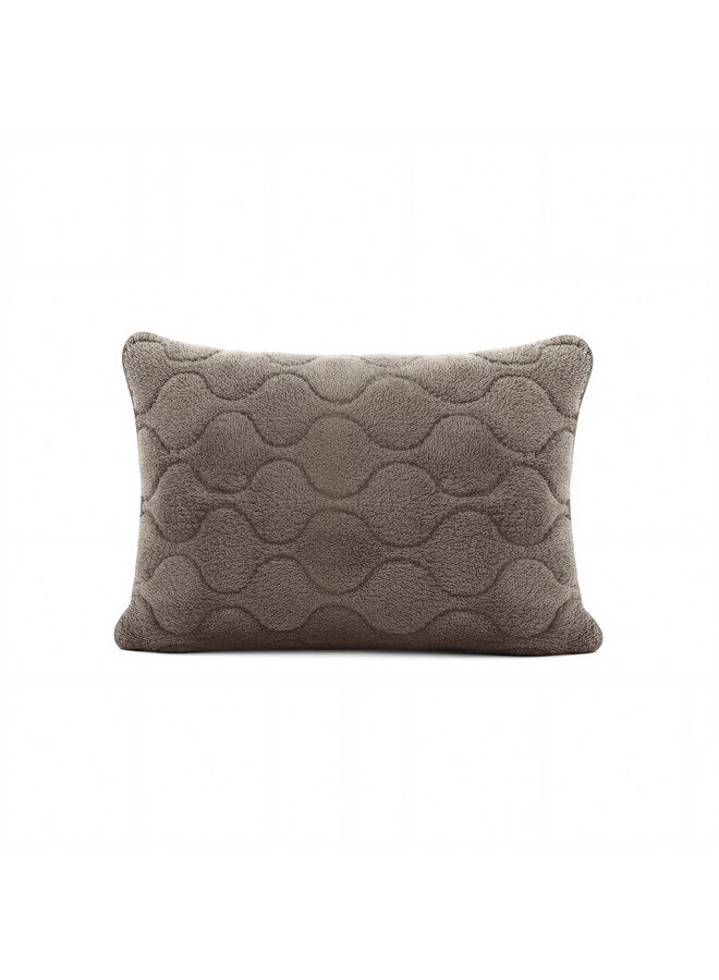 Sleeptime Lazy Dekbed Taupe/Grijs- Met Kussenslopen - Teddystof