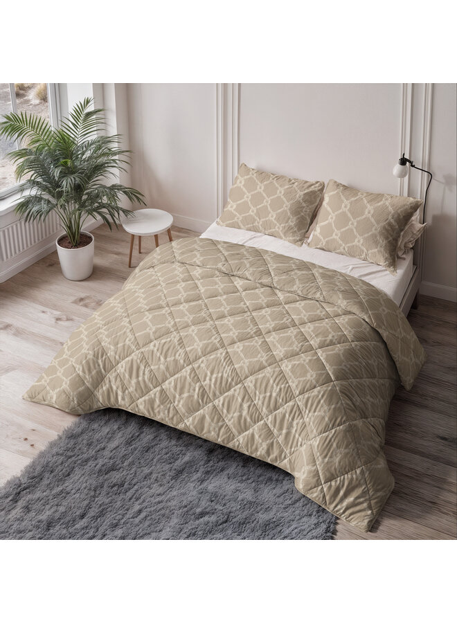 Sleeptime Lazy Dekbed Venzo Zand - Met Kussenslopen - Microvezel