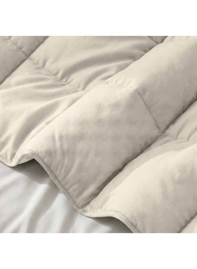 Sleeptime Lazy Dekbed Uni Beige - Met Kussenslopen - Percale Katoen