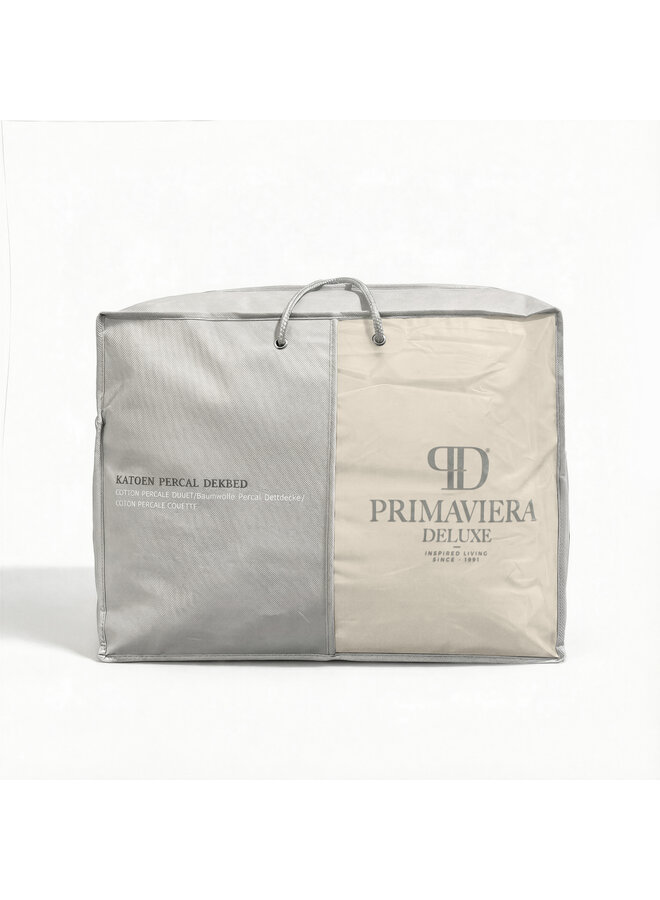Sleeptime Lazy Dekbed Uni Beige - Met Kussenslopen - Percale Katoen