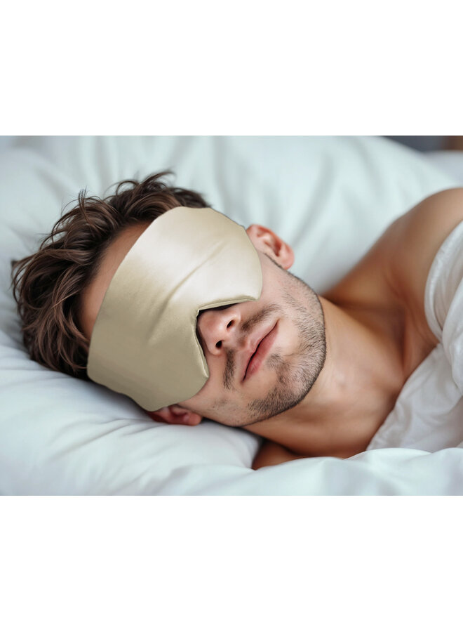 Purple Pillo Deepsleep Mask Beige - Moerbeizijde
