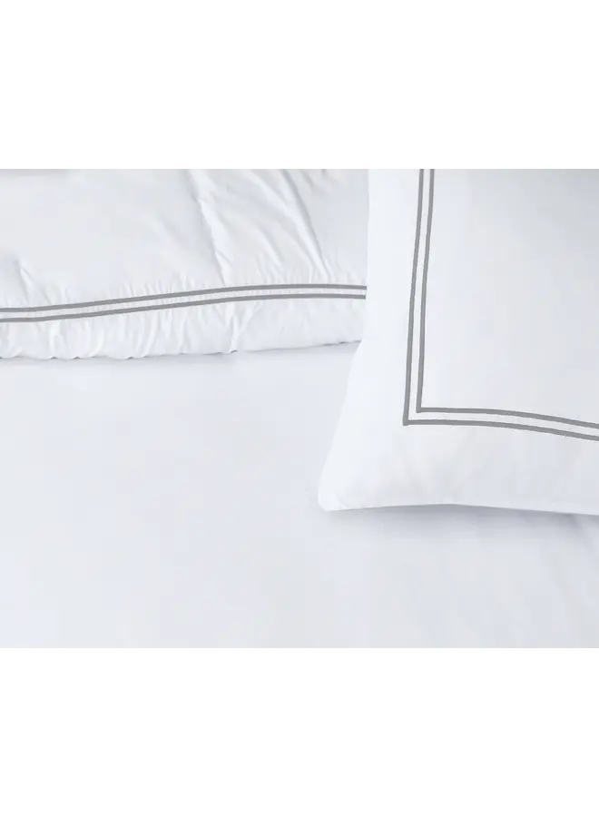 Primaviera Deluxe Dekbedovertrek Brata Wit - Percale Katoen