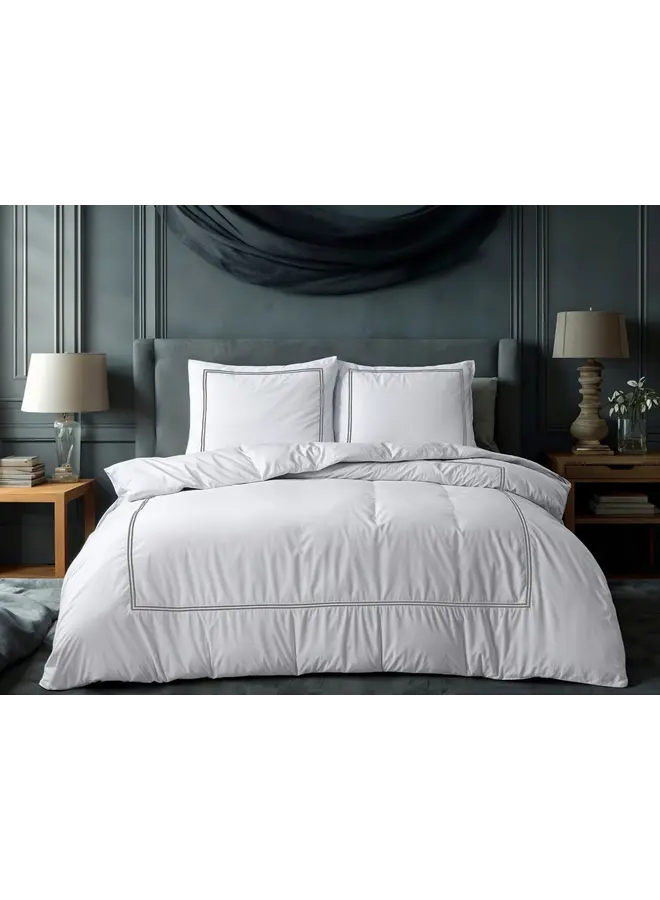 Primaviera Deluxe Dekbedovertrek Brata Wit - Percale Katoen