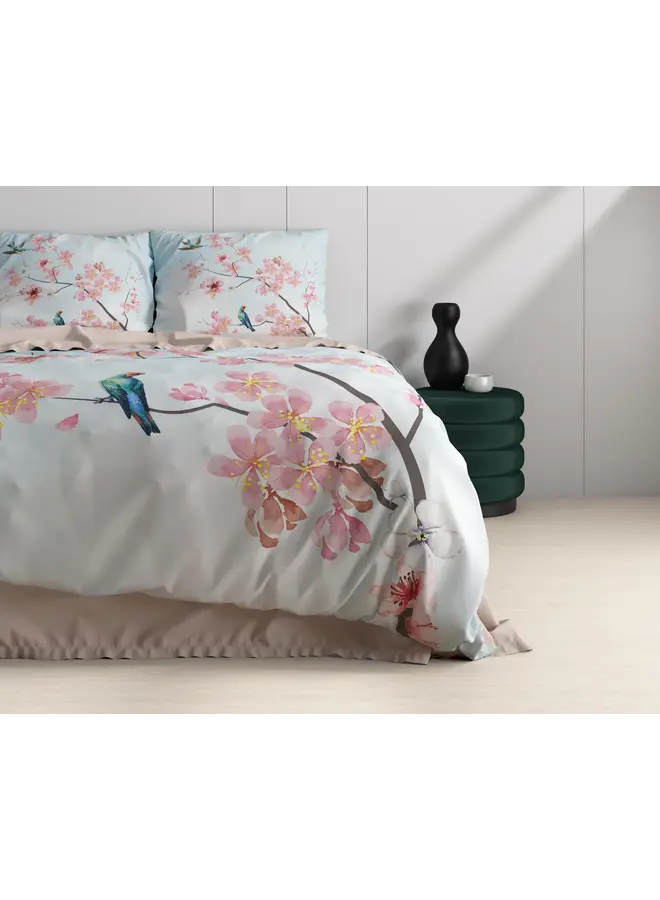 Dreamhouse Dekbedovertrek Layla Blauw - Katoensatijn