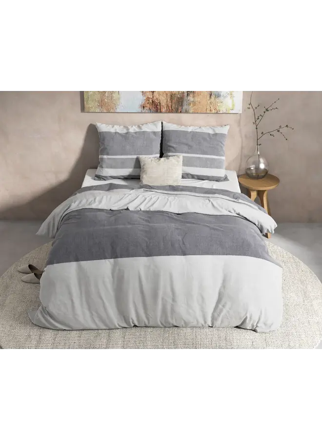 Dreamhouse Dekbedovertrek Skylar Antraciet - Flanel