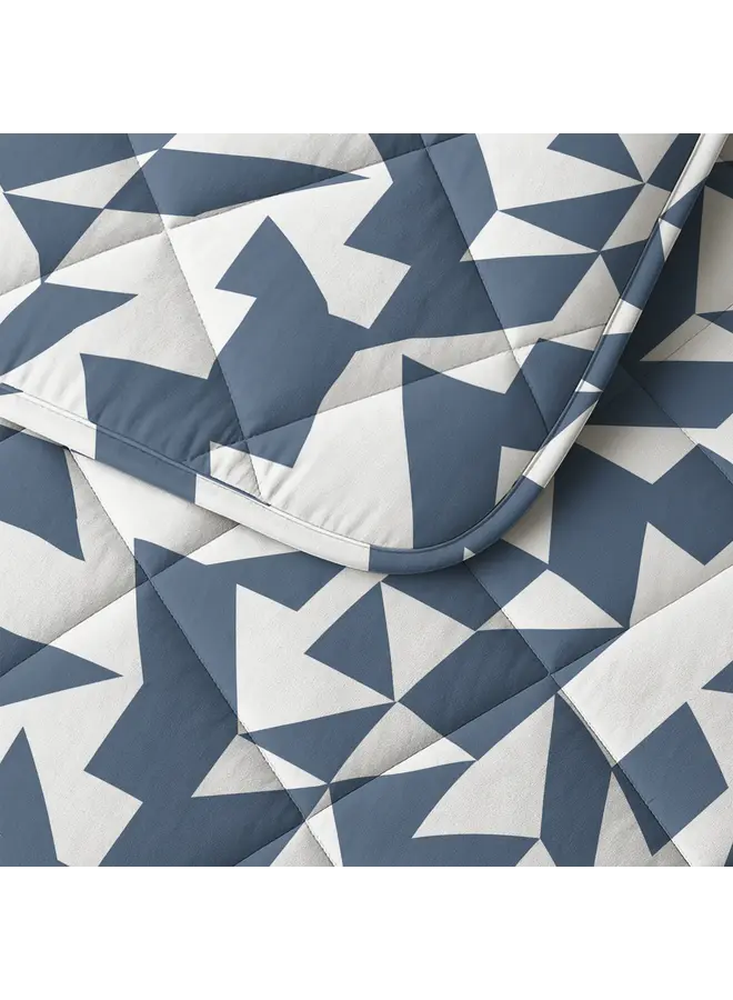 Sleeptime Lazy Dekbed Mado Blauw - Met Kussenslopen - Microvezel