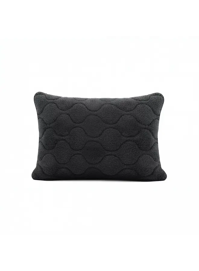 Sleeptime Lazy Dekbed Uni Zwart - Met Kussenslopen - Teddystof