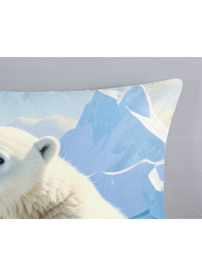 Good Morning Dekbedovertrek Kids Emric Blauw - Flanel