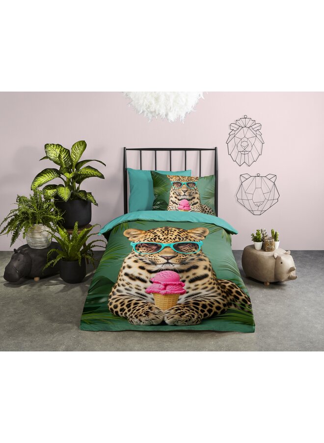Pure Dekbedovertrek Kids Chill Groen - Microvezel