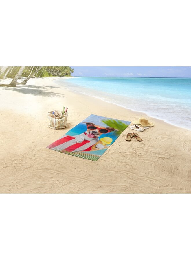 Good Morning Strandlaken Kids Diesel Multi - 75 x 150 - Velours