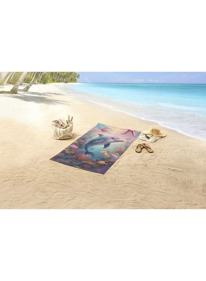 Good Morning Strandlaken Kids Baya Multi - 75 x 150 - Velours