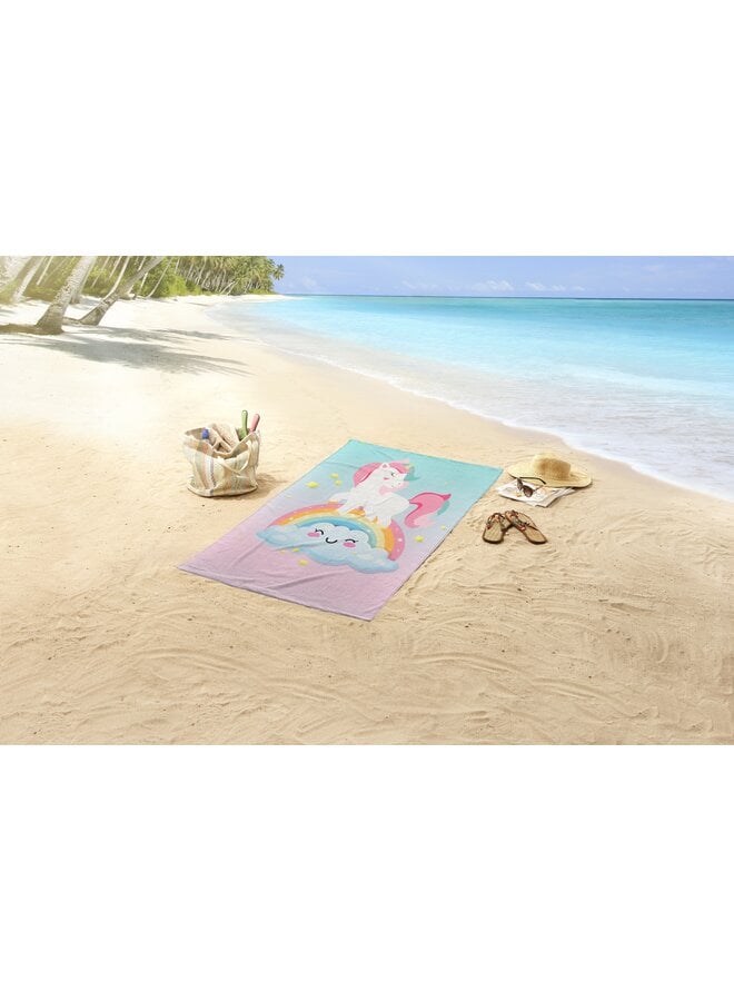 Good Morning Strandlaken Kids Sweety Multi - 75 x 150 - Velours