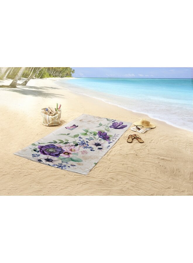 Good Morning Strandlaken Dinda Multi - 100 x 180 - Velours