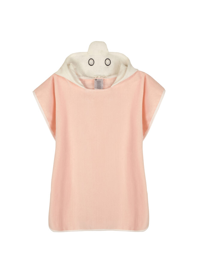 Good Morning Strandponcho Kids Lola Roze - 60 x 140 - Badstof