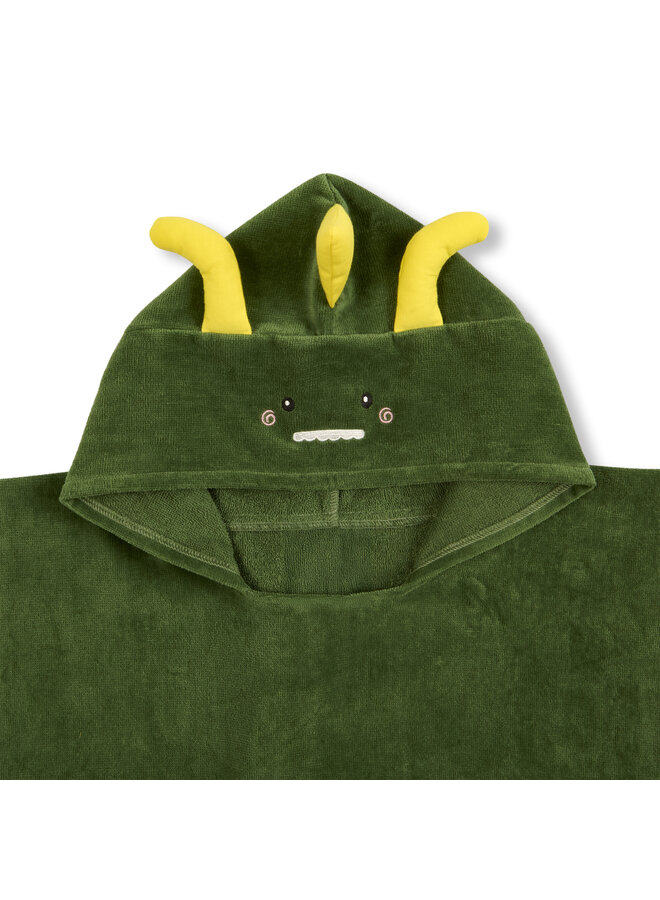 Good Morning Strandponcho Kids Joep Groen - 60 x 140 - Badstof