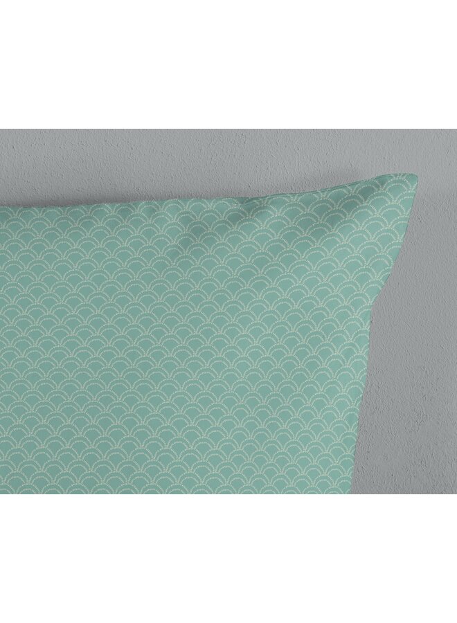 HIP Sierkussenhoes Vespera Mintgroen - Set Van 2 - 40 x 80 - Katoensatijn