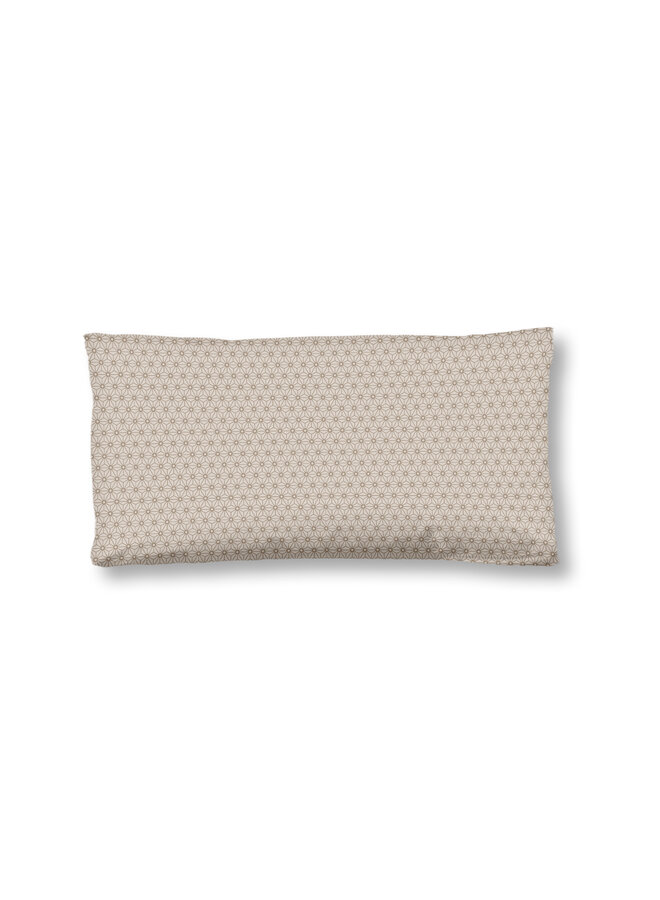 HIP Sierkussenhoes Alurne Zand - Set Van 2 - 40 x 80 - Katoensatijn