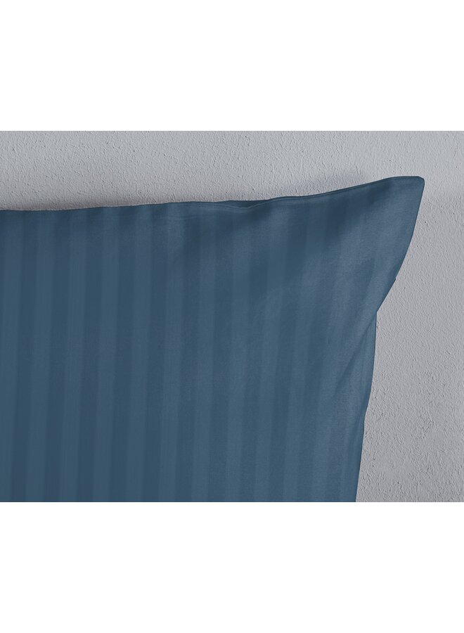 Descanso Sierkussenhoes Sevilla Denim Blauw - 40 x 80 - Katoensatijn