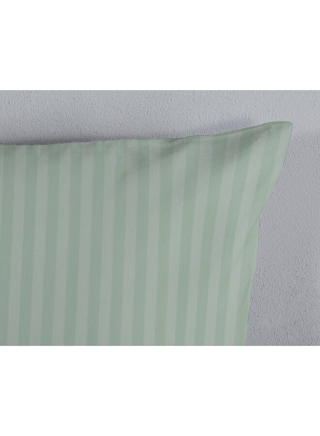 Descanso Kussensloop Sevilla Lichtgroen - 60 x 70 - Katoensatijn
