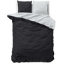 Sleeptime Dekbedovertrek Twin Face Zwart/Wit - Micropercal