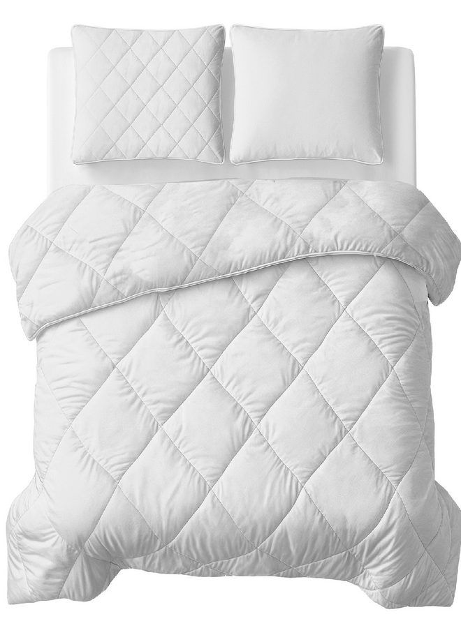 Sleeptime Lazy Dekbed Uni Beige - Met Kussenslopen - Microvezel