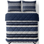 Sleeptime Lazy Dekbed Elisbeth Navy - Met Kussenslopen - Microvezel