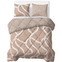 Sleeptime Lazy Dekbed Shapes Zand - Met Kussenslopen - Microvezel