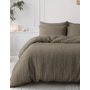 Sleeptime Lazy Dekbed Taupe - Met Kussenslopen - Moussline Katoen