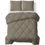 Sleeptime Lazy Dekbed  Uni Taupe - Met Kussenslopen - Microvezel