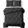 Sleeptime Lazy Dekbed Uni Zwart - Met Kussenslopen - Microvezel