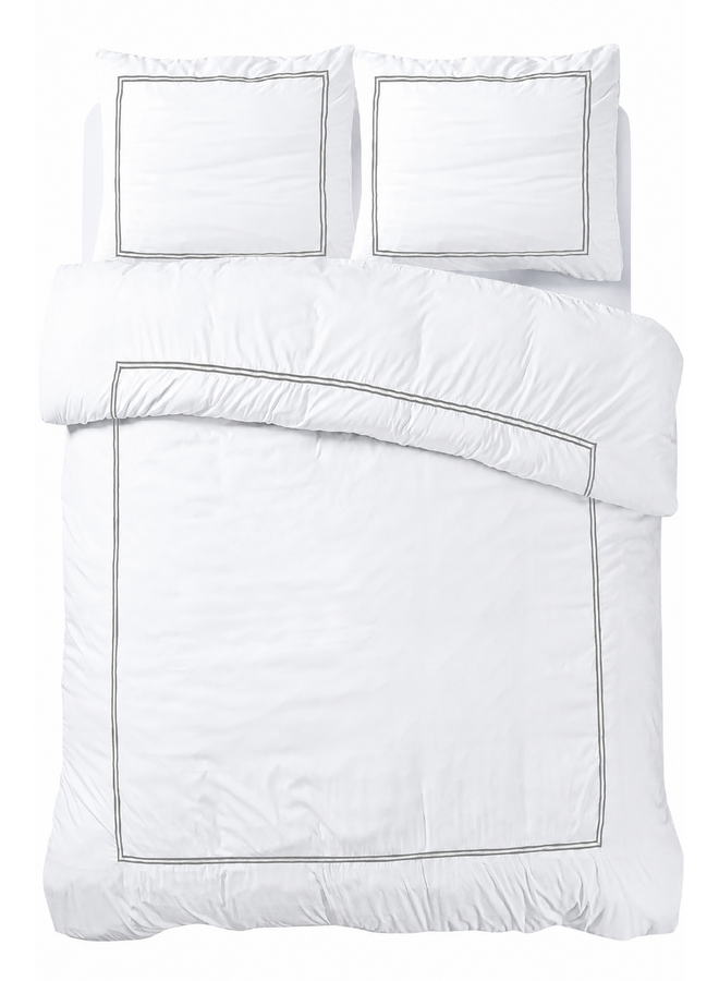 Primaviera Deluxe Dekbedovertrek Brata Wit - Percale Katoen