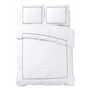 Primaviera Deluxe Dekbedovertrek Brata Wit - Percale Katoen