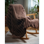 Sleeptime Plaid Rib Rabbit Taupe - Fur